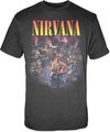 Nirvana - Unplugged Photo Heren T-shirt - L - Zwart