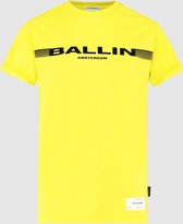 Ballin Amsterdam -  Jongens Regular Fit   T-shirt  - Geel - Maat 128