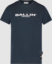 Ballin Amsterdam -  Jongens Regular Fit   T-shirt  - Blauw - Maat 152