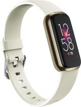iMoshion Siliconen Smartwatch Bandje voor de Fitbit Luxe - Beige