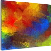 Schilderij - Abstracte achtergrond, acryl, premium print op canvas