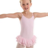 Dancer Dancewear Balletpakje met tutu roze | Balletpak met tutu voor een meisje | "Diva" | Maat 128/134 | Maat 10 jaar