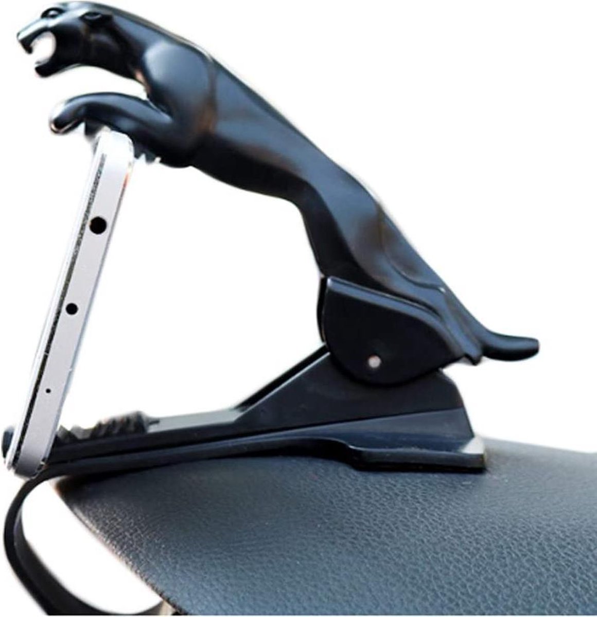 Universele mobiele telefoon houder - LB-529 zwart - Auto - GSM - Dashboard - Autohouder