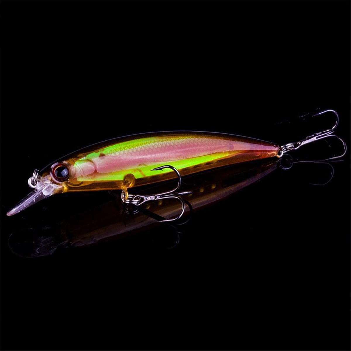 Kunstaas Roofvis - Dark Orange - 11cm - Snoek - Baars - Snoekbaars - Hengelsport