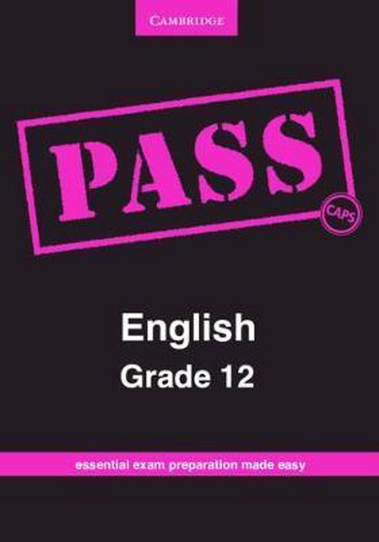 CAPS PASS Exam Guides PASS English Grade 12 English 9781107456549