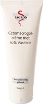Fagron Cetomacrogolcrème met Vaseline 10% 100GR