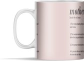 Mok - Cadeau voor vrouw - Mother - roze - 350 ml - Beker
