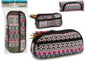 Schoolpennenzak Roze (4,5 x 11 x 22 cm)
