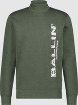 Ballin Amsterdam -  Heren Regular Fit   Sweater  - Groen - Maat S
