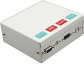 Verbindingsdoos voor Interactief Whiteboard Traulux TCCB5M HDMI VGA 3,5 mm USB Metaal Wit