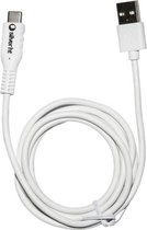 Kabel USB naar 2.0 naar USB C Silver Electronics 93642 1,5 m Wit