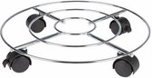 plantenroller rond zilver groot