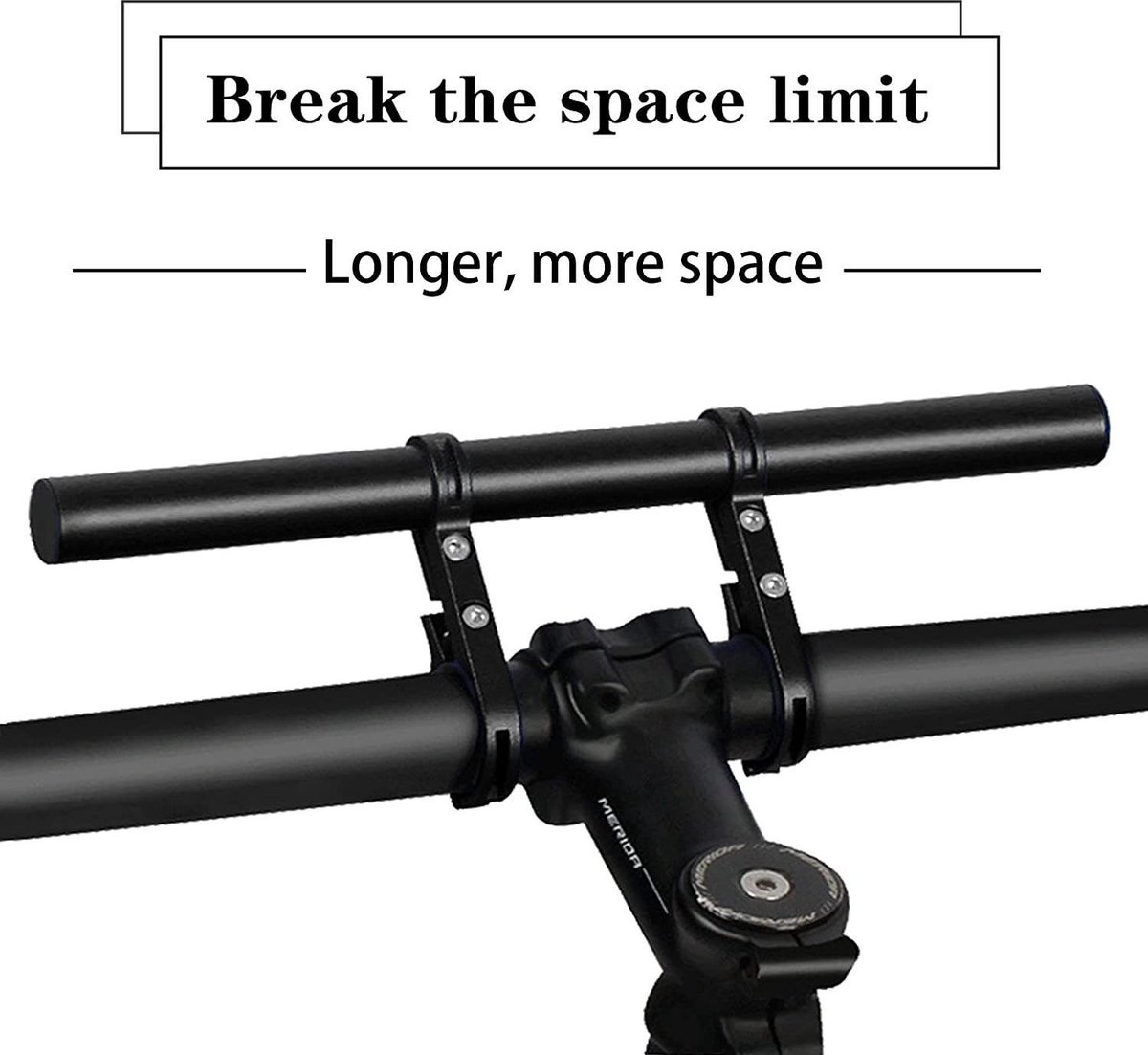 DrPhone EF1 – Verlengstuk Voor Fietsstuur – 20 CM lang – Uitbreiding Frame  – | bol.com