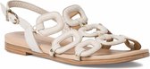 Tamaris Dames Sandaal 1-1-28147-26 418 beige wijd Maat: 40 EU