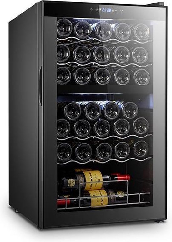 Koelkast: VDT wijnklimaatkast - 2 zones - 33 flessen - compressor, van het merk VDT