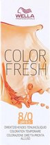 Semi-Permanente Kleur Color Fresh Wella Nº 8/0 (75 ml)
