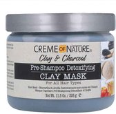 Haarmasker Clay & Charcoal Creme Of Nature Detox (326 g)