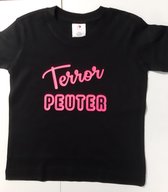 T-shirt terror peuter maat 98/104