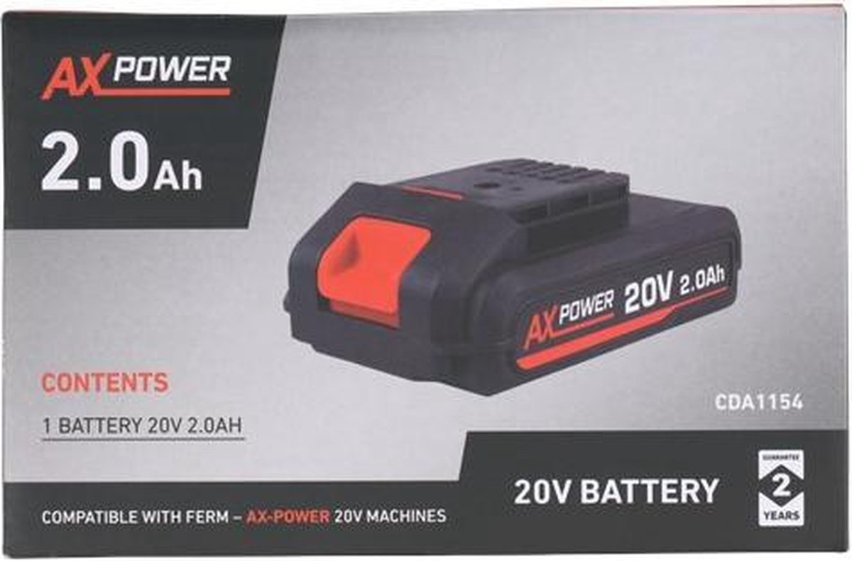 AX-power oplaadbare accu - CDA1154 20 volt | 2.0 Ah