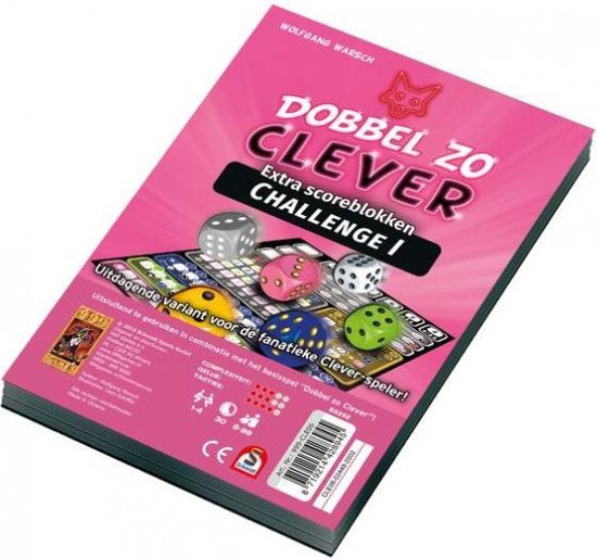 Afbeelding van het spel dobbelspel Dobbel zo Clever Challenge Scoreblok