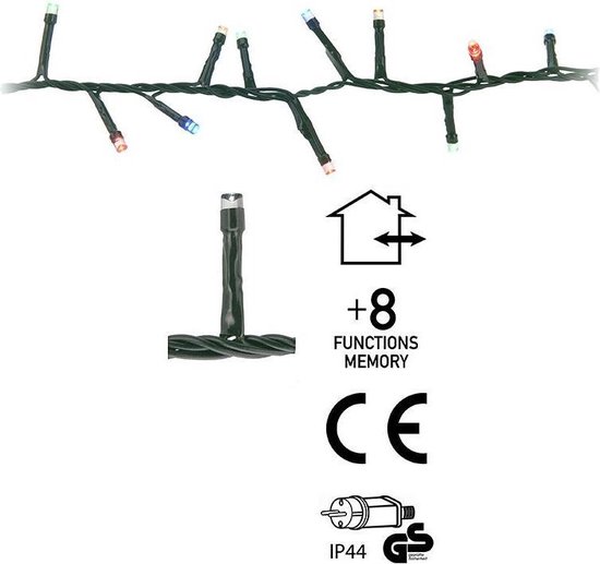 Micro Cluster Éclairage de Noël 1000 LED 20m Multicolor