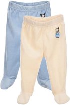 Disney Baby Mickey Mouse | 2 leggingsbroeken | Blauw/Geel | 9 maanden | 71 cm | 8 kg | Katoen/Polyester