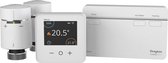 Drayton Wiser Multi-Zone Smart Thermostat and 2 Smart Radiator Thermostat Kit - Conventional Boilers Only - Heating and Hot Water Control