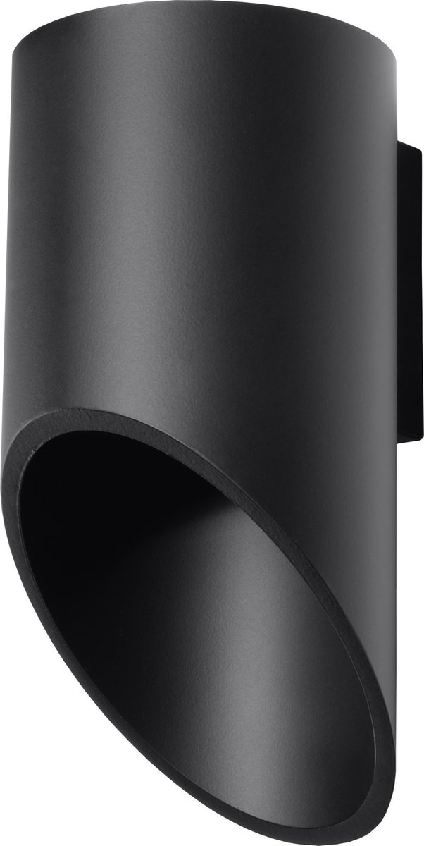 Sollux Lighting Wandlamp Penne - 20x10x12cm - G9 - zwart - aluminium