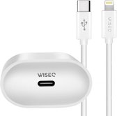 WISEQ iPhone Oplader 20W voor Apple iPhone - inclusief Lightning kabel van 1 meter