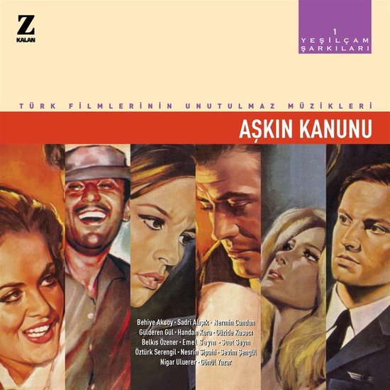 Yesilcam Sarkilari - Askin Kanunu 1 - LP - Cesitli Sanatcilar