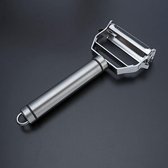 CookGuru® Dunschiller RVS – Aardappelschilmesje – Groentenschiller –  Appelschiller - Julliennesnijder – Multifunctionele Rasp  -  Peeler