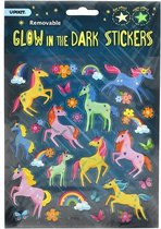 Glow in the dark unicorn stickers