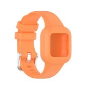 Voor Garmin Vivofit JR3 siliconen vervangende horlogeband in pure kleur (oranje)