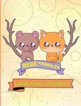 Libro para colorear de animales bebes