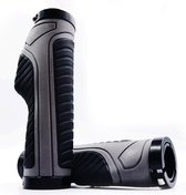 QualityB4Quantity - Ergonomische handvatten inclusief stuurdoppen - Grijs/Zwart