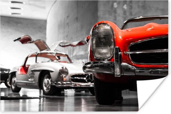 Poster Auto - Mercedes - Garage - 60x40 cm