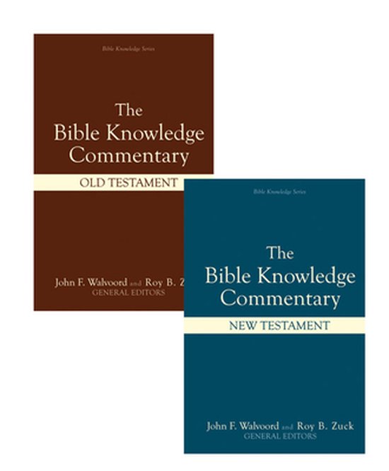 Bible Knowledge Commentary (2 Volume Set) - cover