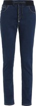 Cassis - Female - Sportswear broek met lurex erin  - Donker denim