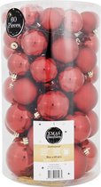 kerstballen - kerstversiering - 60 stuks