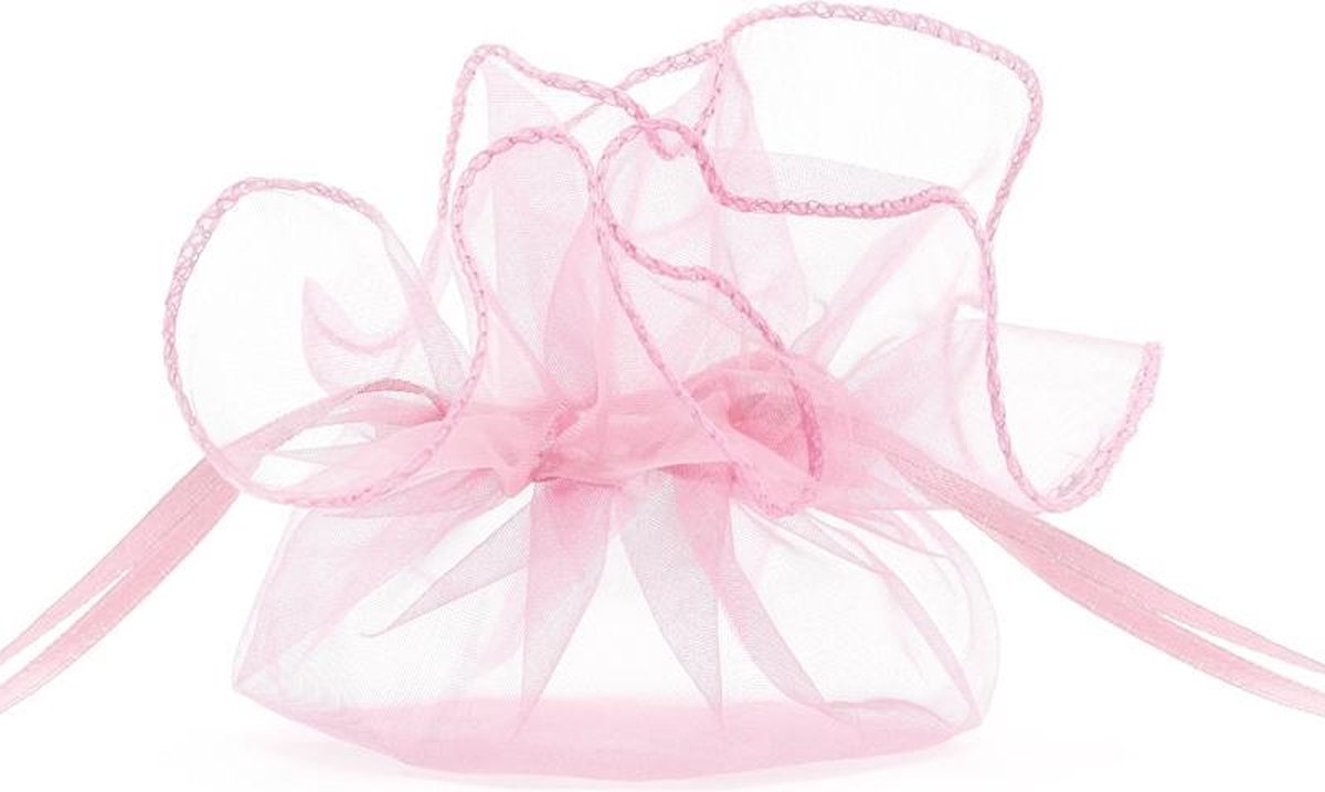 Goedkoopste Organza zakjes roze (10 st