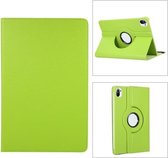 Voor Xiaomi Pad 5 Pro 360 graden rotatie Litchi-textuur Flip lederen tas met houder (groen)