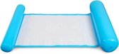 Luxe waterhangmat van WDMT™ | 128 x 80 cm | Trendy waterhangmat voor een ontspannen dag in het water | Licht blauw