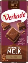 Verkade | Melktinten | Donkere Melk Amandel | 12 x 111 gram