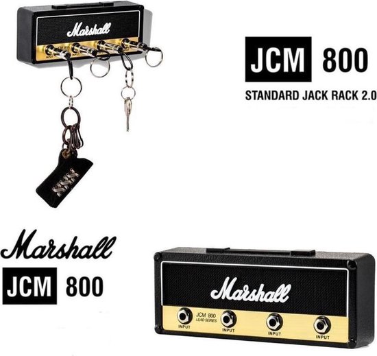 Marshall Porte Clef Mural Jack Rack JCM800 pour guitare avec 4 prises de  guitare