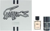 Lacoste L'homme 2 Piece Gift Set: Eau De Toilette 50ml - Deodorant Stick 75g