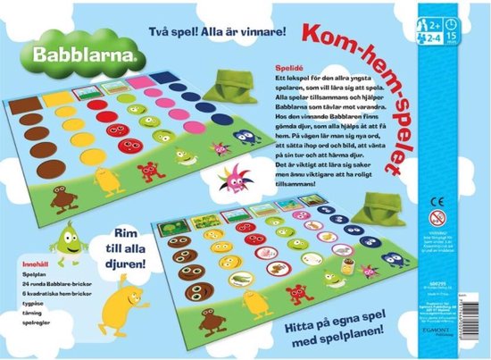 Thumbnail van een extra afbeelding van het spel Babblarna Kom-Hem-Spelet - Game