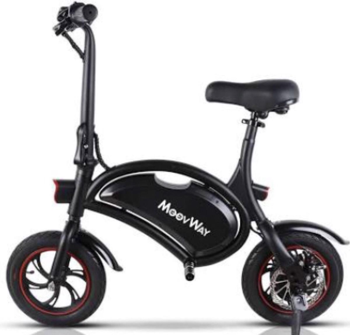 MoovWay B3 Elektrische fiets - Elektrische Step - Zwart - 20 km per uur |  bol.com