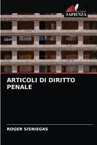 Articoli Di Diritto Penale