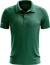 Masita | Polo Shirt Dames & Heren Korte Mouw - Padel Tennis Sportpolo 100% Polyester Sneldrogend Materiaal - GREEN - M
