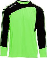 Masita | Keepersshirt Forza - Heren - Dames - Kind - Ademend Vochtregulerend Quick-Dry Technologie - NEON GREEN/BLAC - XL